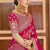 Stunning Pink Heavy Hand Work & Embroidered Velvet Bridal Lehenga