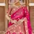 Stunning Pink Heavy Hand Work & Embroidered Velvet Bridal Lehenga