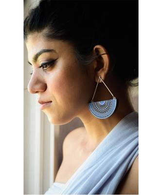Chandratithi Indigo Earrings 2