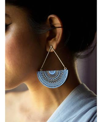 Chandratithi Indigo Earrings 3