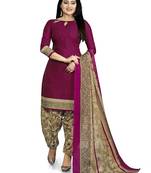 Women's  Cotton Printed Salwar Suit Material With Printed Dupatta