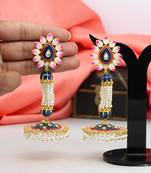 Blue jhumkas