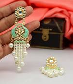 Green danglers-drops