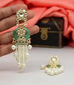 Green danglers-drops