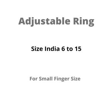 Natural Silver Plated Adjustable Blue Sapphire 5.25 Ratti Stone Ring Oval Shape in Size 6 To 15 3