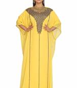 Royal Moroccan Dubai Kaftan Arabic Abaya Maxi Hand Beaded Caftan Farasha 