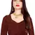 Brown brasso jacquard saree with blouse
