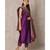 purple cotton Uda kurta & pant with dupatta