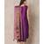 purple cotton Uda kurta & pant with dupatta