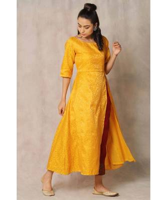 multicolor cotton Poppy side kurti & pant 2