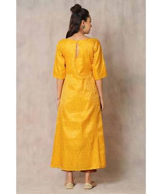 multicolor cotton Poppy side kurti & pant 4