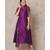 purple cotton Salvia panel kurti & pant