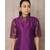 purple cotton Salvia panel kurti & pant