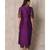 purple cotton Salvia panel kurti & pant