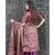 purple cotton Gallinule kurti & skirt with dupatta