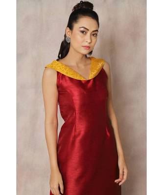 red cotton Pompano dress 3