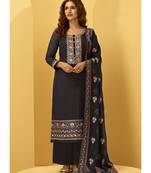 Faux Georgette Festival Designer Palazzo Suit