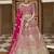 STUNNING PINK HEAVY HAND WORK & EMBROIDERED VELVET BRIDAL LEHENGA
