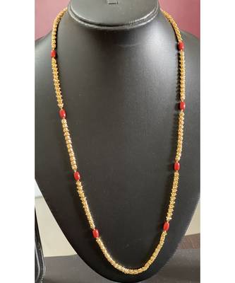 Beautiful Gold Tone Lakshmi Coin Ruby Jhumkka  DJ32058 1