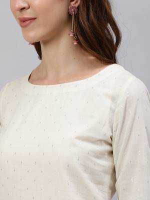 White printed pure cotton salwar 4