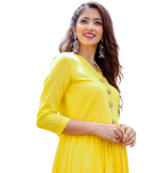  Yellow Kurti With White Pant
