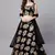 Marvelous Black Zari & Glitter Multiple Sequins Embroidered Net Party Wear Lehenga Choli
