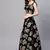 Marvelous Black Zari & Glitter Multiple Sequins Embroidered Net Party Wear Lehenga Choli