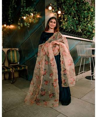 Velvet  Lehenga Choli  Set 3