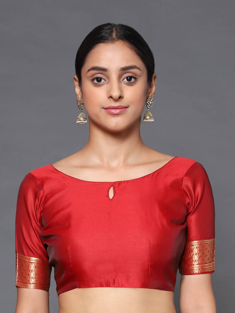 Glemora Green Beautiful Ethnic Wear Silk Blend  Traditional Saree