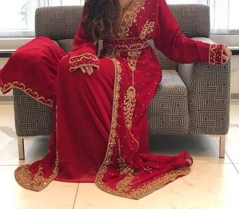 Dubai Moroccan Kaftan Arabic Abaya Maxi Caftan  Floor Length Party Wear Wedding Gown Beach Stylish Jalabiya Women Dress 3