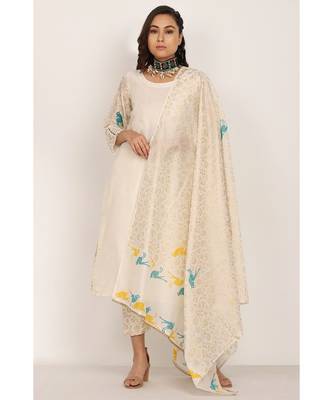 white silk Fakhta set 3