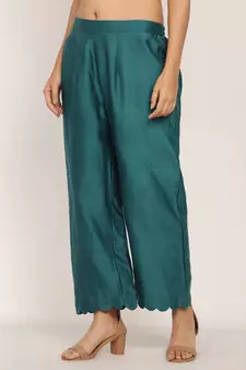 blue silk Nargis suit set
