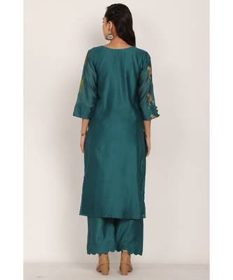 blue silk Sudbarg set 2
