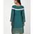 blue silk Alizah tunic