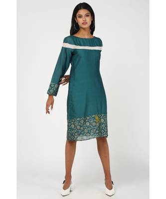 blue silk Alizah tunic 3