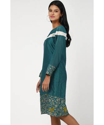 blue silk Alizah tunic 4