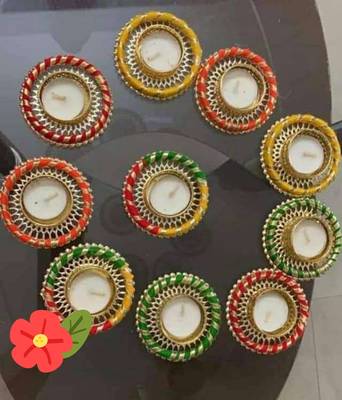 Designer T Light Diyas 1