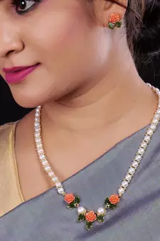 Real Natural Hyderabadi pearls Set