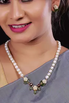 Real Natural Hyderabadi pearls Set