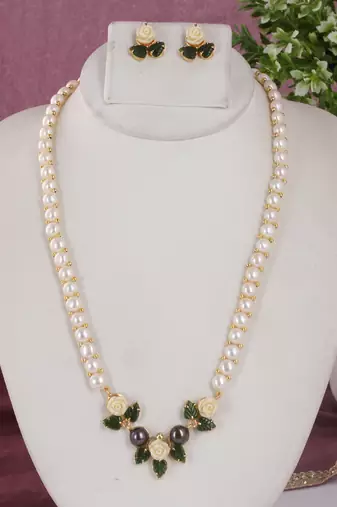 Real Natural Hyderabadi pearls Set