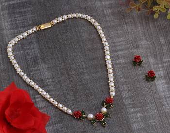 Real Natural Hyderabadi pearls Set 1