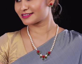 Real Natural Hyderabadi pearls Set 2