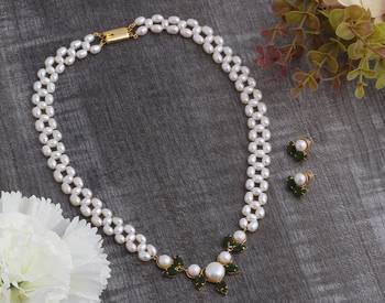 Real Natural Hyderabadi pearls Set 1