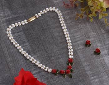Real Natural Hyderabadi pearls Set With Certificate 1