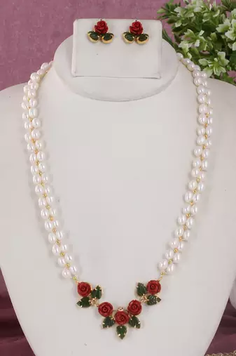 Real Natural Hyderabadi pearls Set With Certificate