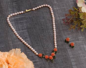Real Natural Hyderabadi pearls Set 1