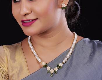 Real Natural Hyderabadi pearls Set 2