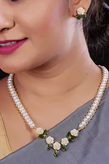 Real Natural Hyderabadi pearls Set