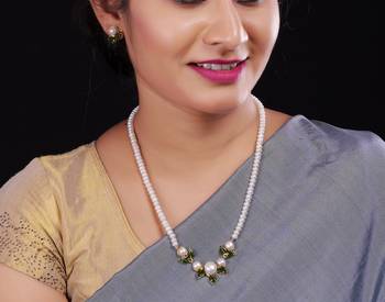 Real Natural Hyderabadi pearls Set 2