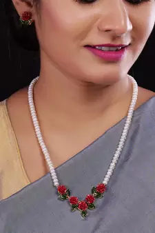 Real Natural Hyderabadi pearls Set